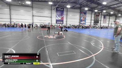 48 lbs Rd# 4- 2:00pm Friday Final Pool - Lincoln Rich, Team Michigan vs Rhett Jenkins, PA Blue