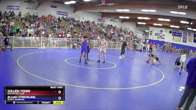 144 lbs Cons. Round 3 - Jullien Yoder, Dallas Mat Club vs Elijah Strickling, Aloha Warriors