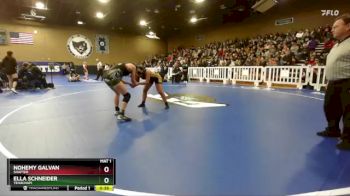 125 lbs Cons. Round 6 - Ella Schneider, Tehachapi vs Nohemy Galvan, Shafter