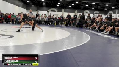 80 lbs Round 5 (6 Team) - Gabriel Jasso, Team Batty vs Maximus Sako, Westshore