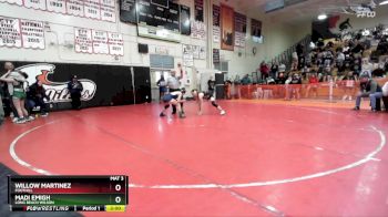 105 lbs Quarterfinal - Tessa Fortenbaugh, Canyon vs Arata Sakamoto, Santa Monica