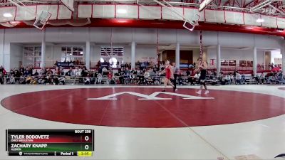 174 lbs Cons. Semi - Zachary Knapp, Albion vs Tyler Bodovetz, Ohio Wesleyan