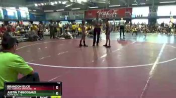 95 lbs Round 4 (8 Team) - Justin Thibodeaux, Alpha Elite vs Brandon Buck, Full Throttle Wrestling