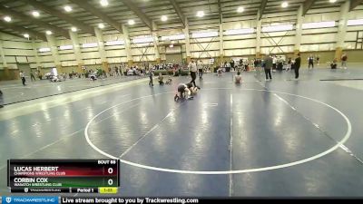 108 lbs 1st Place Match - Corbin Cox, Wasatch Wrestling Club vs Lucas Herbert, Champions Wrestling Club