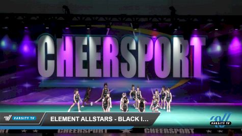 Element Allstars - Black Ice [2022 L1.1 Youth - PREP - D2] 2022 CHEERSPORT Raleigh Classic