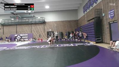 138 lbs Round 3 (6 Team) - Mason Dowdy, Herders vs Jonny Shirley, Saratoga Middle School