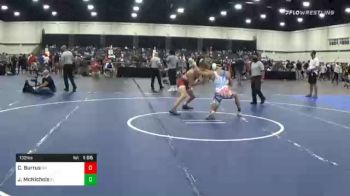 132 lbs Consolation - Conner Burrus, OH vs John McNichols, FL