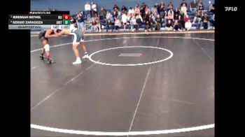 184 lbs Quarterfinal - Jeremiah Bethel, Briar Cliff (Iowa) vs Sergio Zaragoza, Adams State
