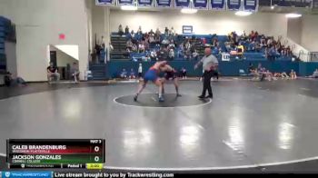 157 lbs Semifinal - Caleb Brandenburg, Wisconsin-Platteville vs Jackson Gonzales, Cornell College