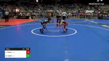 73 lbs Prelims - Jackson Ward, Hurricane vs Desmond Ivaldi, Usa Gold