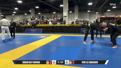 Jordan Riley Shipman vs Ryne Lee Sandhagen 2026 American National IBJJF Jiu-Jitsu Championship