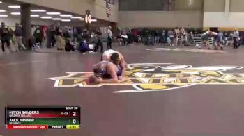 184 lbs Champ. Round 1 - Mitch Sanders, Baldwin Wallace vs Jack Minner, Defiance