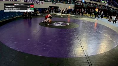 106 lbs Consi Of 8 #2 - Blake Hino, ALA Lexington vs Cooper Stinson, Clinton