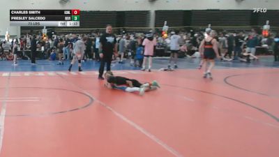 73 lbs Quarterfinal - Charles Smith, ICWL Bruisers Elite - ESE vs Presley Salcedo, Revival X