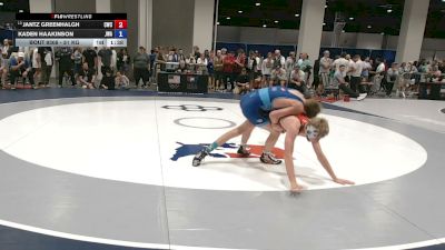 51 kg Cons. Rd Of 32 - Jantz Greenhalgh, Carbon Wrestling Club vs Kaden Haakinson, Jackrabbit Wrestling Academy