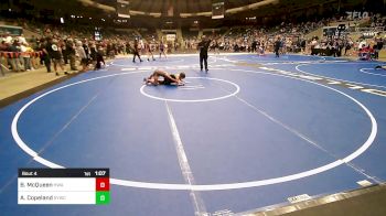 86 lbs Quarterfinal - Bryson McQueen, HURRICANE WRESTLING ACADEMY vs Asher Copeland, Springdale Youth Wrestling