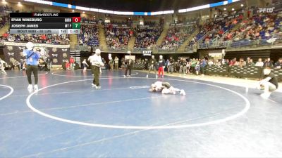 55 lbs Round Of 32 - Ryan Wineburg, Garnet Valley vs Joseph James, Mt Pleasant