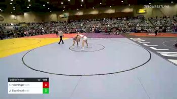 132 lbs Quarterfinal - Tanner Frothinger, Suples Wrestling Club vs Jacob Sieminski, Sweet Home