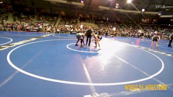 160 lbs Consi Of 8 #1 - Parker Adams, Vinita Kids Wrestling vs Tyrus Alley, Lebanon, MO