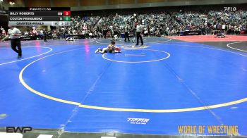 76 lbs Quarterfinal - Billy Roberts, Greater Heights Wrestling vs Colton Fernandez, Team Aggression