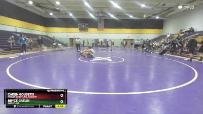 165 lbs Quarterfinal - Caden Gousetis, Purler Wrestling Academy vs Bryce Gatlin, WrestleKC