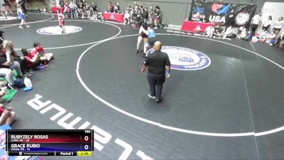 190 lbs Round 1 (16 Team) - Rubyzely Rosas, SJWA-FR vs Grace Rubio, CMWA-FR