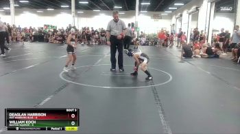 56 lbs Round 1 (6 Team) - Deaglan Harrison, Mat Warriors Blue vs William Koch, Buxton Squeeze