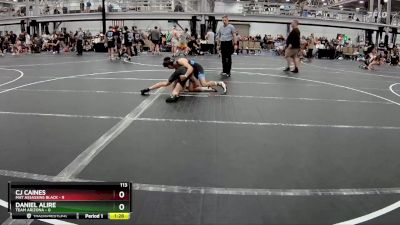 113 lbs Round 3 (8 Team) - DANIEL ALIRE, Team Arizona vs CJ Caines, Mat Assassins Black