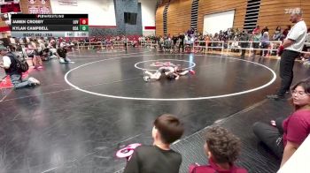 75A Cons. Round 2 - Kylan Campbell, Casper Classic Academy vs Jamen Crosby, Lovell Middle School