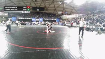 Boys 1B/2B 190 Semifinal - Peyton Cannon, Pomeroy vs Tommy Deebach, Napavine