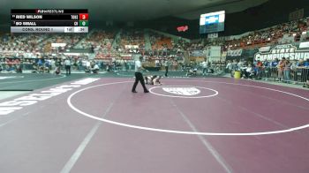 150 lbs Cons. Round 1 - Bo Small, Chanute HS vs Ried Wilson, Tonganoxie HS