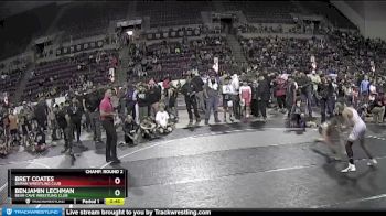 97 lbs Champ. Round 2 - Bret Coates, Duran Wrestling Club vs Benjamin Lechman, Bear Cave Wrestling Club