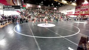 126 lbs Champ. Round 1 - Brody Shepard, Shoshoni vs Wyatt Miller, Kemmerer