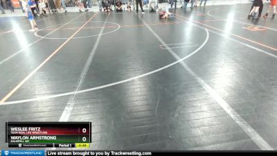 44-45 lbs Round 2 - Weslee Fritz, Team Real Life Wrestling vs Waylon Armstrong, Kalispell WC