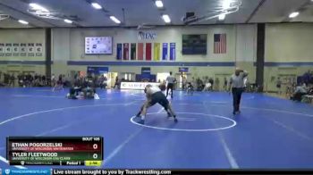 133 lbs Quarterfinal - Ethan Pogorzelski, University Of Wisconsin-Whitewater vs Tyler Fleetwood, University Of Wisconsin-Eau Claire