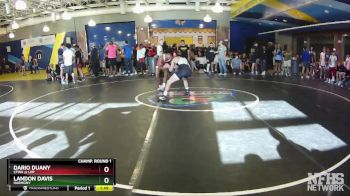 126 lbs Champ. Round 1 - Dario Duany, CFWA @ LHP vs Landon Davis, Harmony