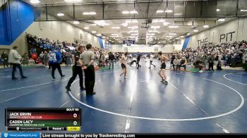 100 lbs Champ. Round 2 - Jack Ervin, Wasatch Wrestling Club vs Caden Lacy, Champions Wrestling Club