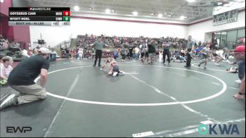 49 lbs 3rd Place - Odysseus Cain, Morrison Takedown Club vs Wyatt Noel, Cowboy Wrestling Club
