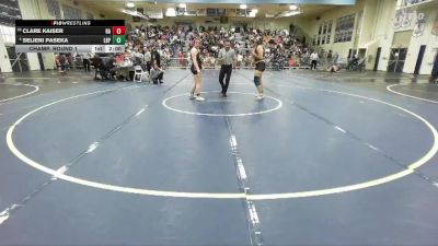 170 lbs Champ. Round 1 - Clare Kaiser, Rosary Academy vs Selieni Paseka, Poly/Long Beach