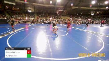 95 lbs Round Of 64 - Jamiel Castleberry, Proviso Township Gladiators vs Weston Porter, Wrestling Factory