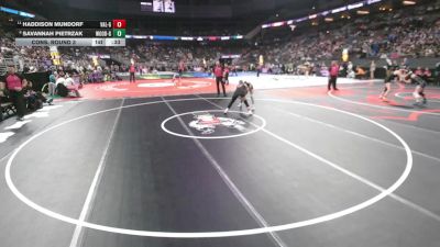 Cons. Round 3 - Haddison Mundorf, Valentine vs Savannah Pietrzak, Wood River