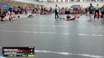 157 lbs Cons. Round 2 - Sebastian Crow, Refinery Wrestling Academy vs Jackson Wilks, Treasure Coast Wrestling Club