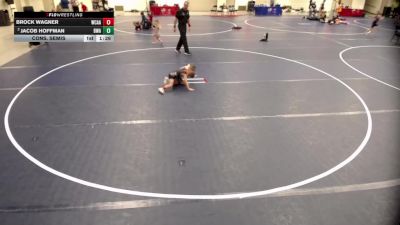 6U - B Cons. Semis - Brock Wagner, WCAABE vs Jacob Hoffman, Blaine Wrestling Association