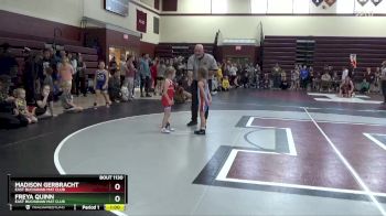 SPW-1 lbs Round 2 - Madison Gerbracht, East Buchanan Mat Club vs Freya Quinn, East Buchanan Mat Club