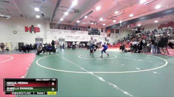 110 lbs Cons. Round 4 - Isabella Swanson, Pacifica vs Abigail Medina, Western