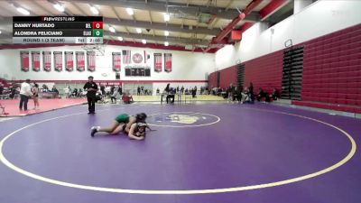 131 lbs Round 1 (3 Team) - Alondra Feliciano, East Los Angles College vs Danny Hurtado, San Joaquin Delta College