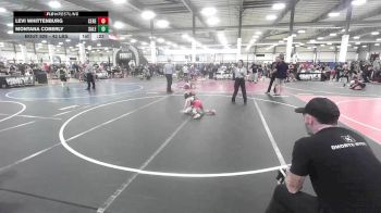 43 lbs Consi Of 8 #2 - Levi Whittenburg, Ceres Pups WC vs Montana Coberly, Salem Elite Mat Club