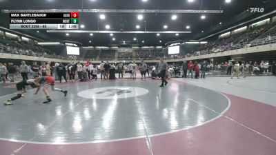 85 lbs Final - Max Bartlebaugh, Harrisburg vs Flynn Longo, Montville
