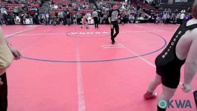 83 lbs Quarterfinal - Oliver Decocq, Enid Youth Wrestling Club vs Ryder Colclazier, Keystone Wrestling Club