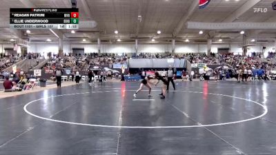 Girls 107 lbs Quarterfinal - Ellie Underwood, Seymour High School vs Reagan Patrum, Riverdale High School